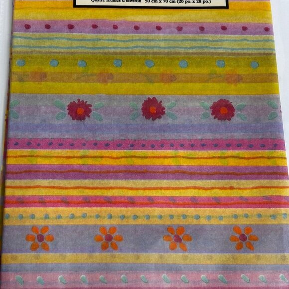 Marcel Schurman Tissue Paper Birthday Everyday Colorful‎ Lot 3, Each 4 Sheets - Picture 3 of 6